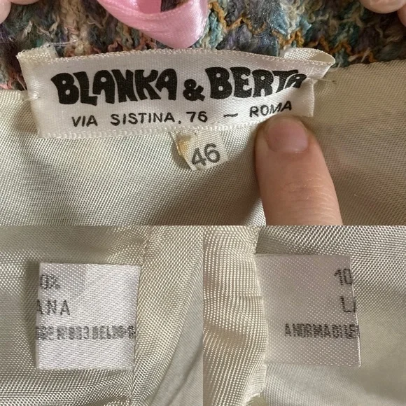 Blanka & Berta tweed Skirt and blazer set